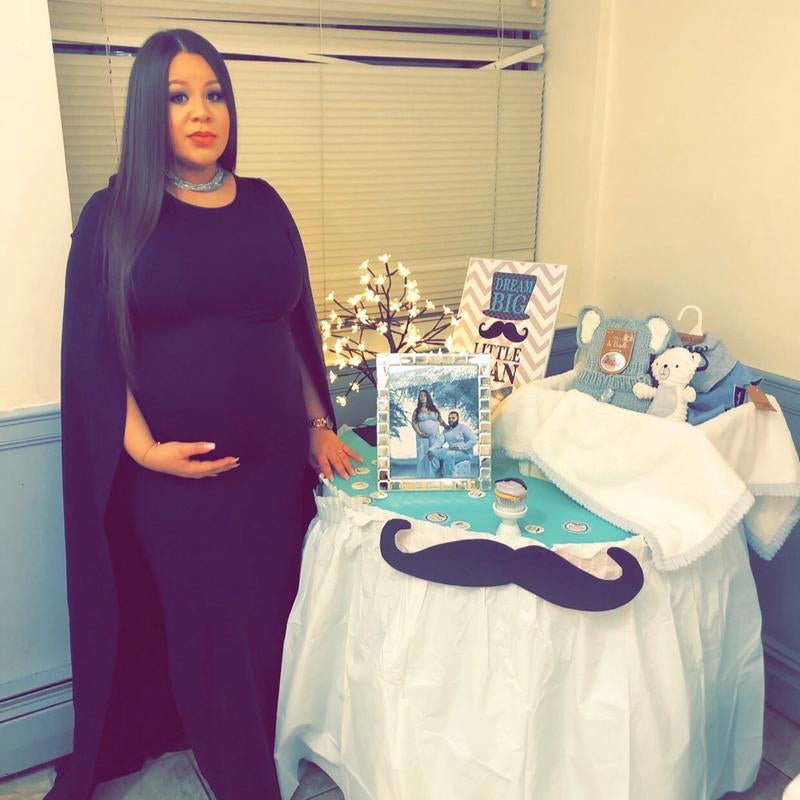 Maternity Cape Gown/ Dress