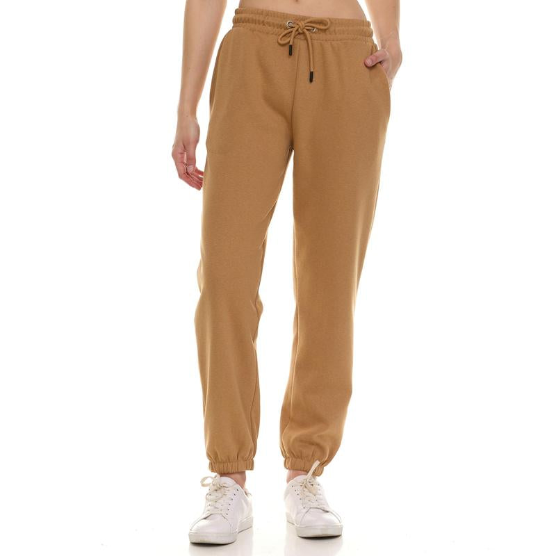 Sweatpants for Women, Closed Cinch Bottom Fleece Lounge Womens Oversized Joggers