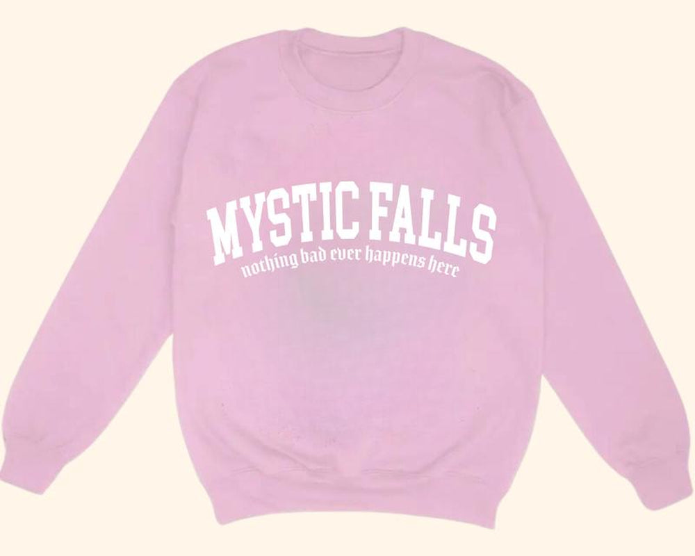 Mystic Falls *Vampire Diaries* Sweatshirt TV Shows Womens Tops