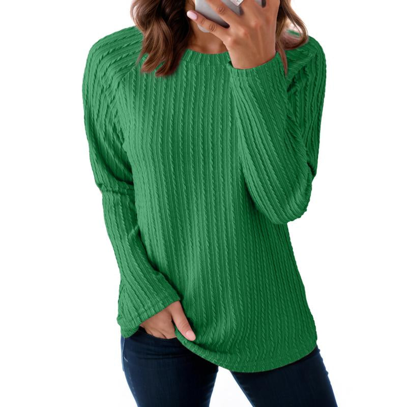 Dokotoo Womens Tops Long Sleeve Lightweight Shirts 2025 Fall Fashion Clothing Trendy Tops Crewneck Knit Basic Tee