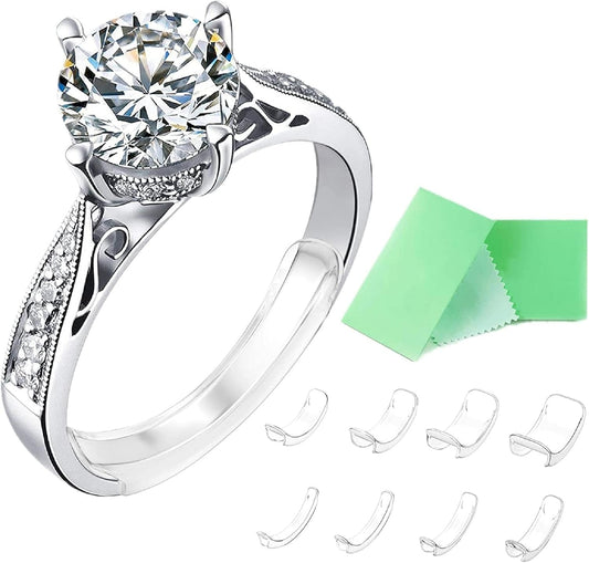 Invisible Ring Size Adjuster for Loose Rings Ring Adjuster Fit Any Rings, Assort