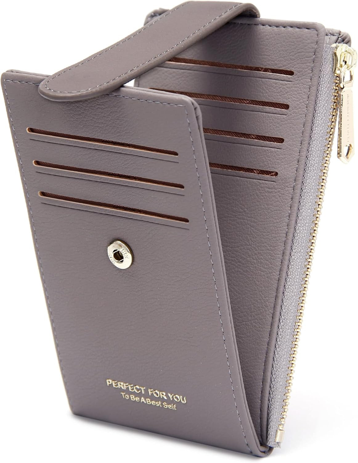 Card Holder Wallet for Women Rfld Slim Wallets Bifold Multi Card Case Coin Purse