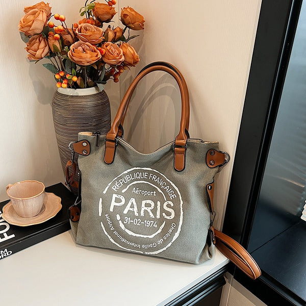 Handheld Canvas Tote Bag
