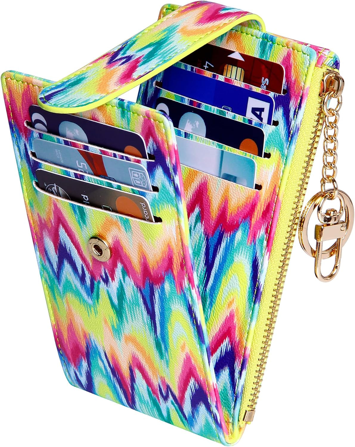 Card Holder Wallet for Women Rfld Slim Wallets Bifold Multi Card Case Coin Purse