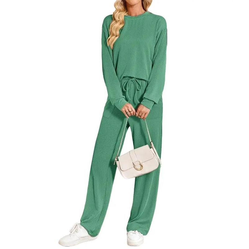 Two Piece Set Summer Lounge Tracksuit Outfits Shorts and Short Sleeve Tops Knitted Clothes
