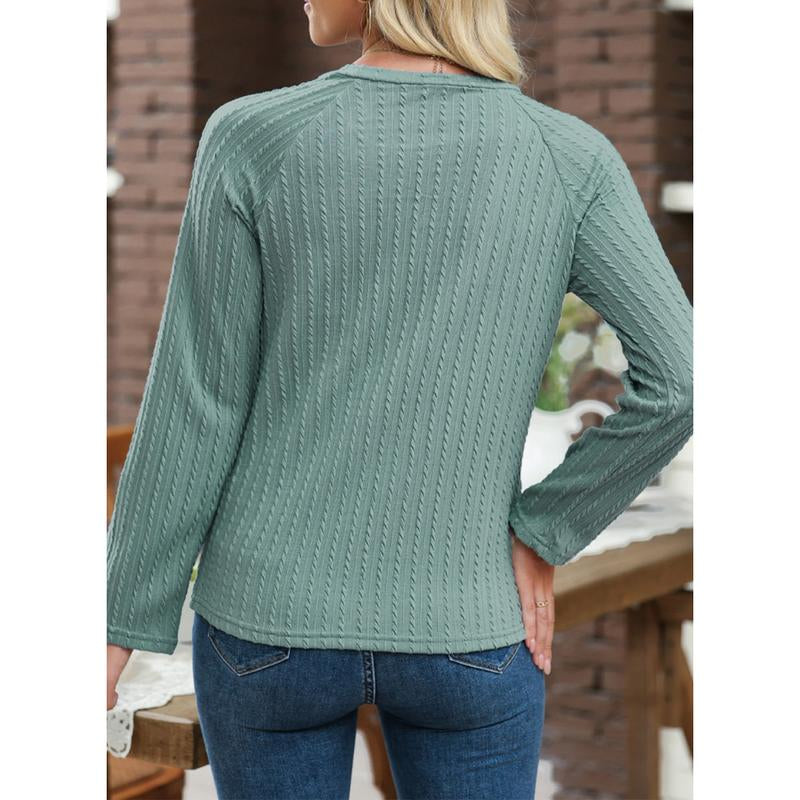 Dokotoo Womens Tops Long Sleeve Lightweight Shirts 2025 Fall Fashion Clothing Trendy Tops Crewneck Knit Basic Tee
