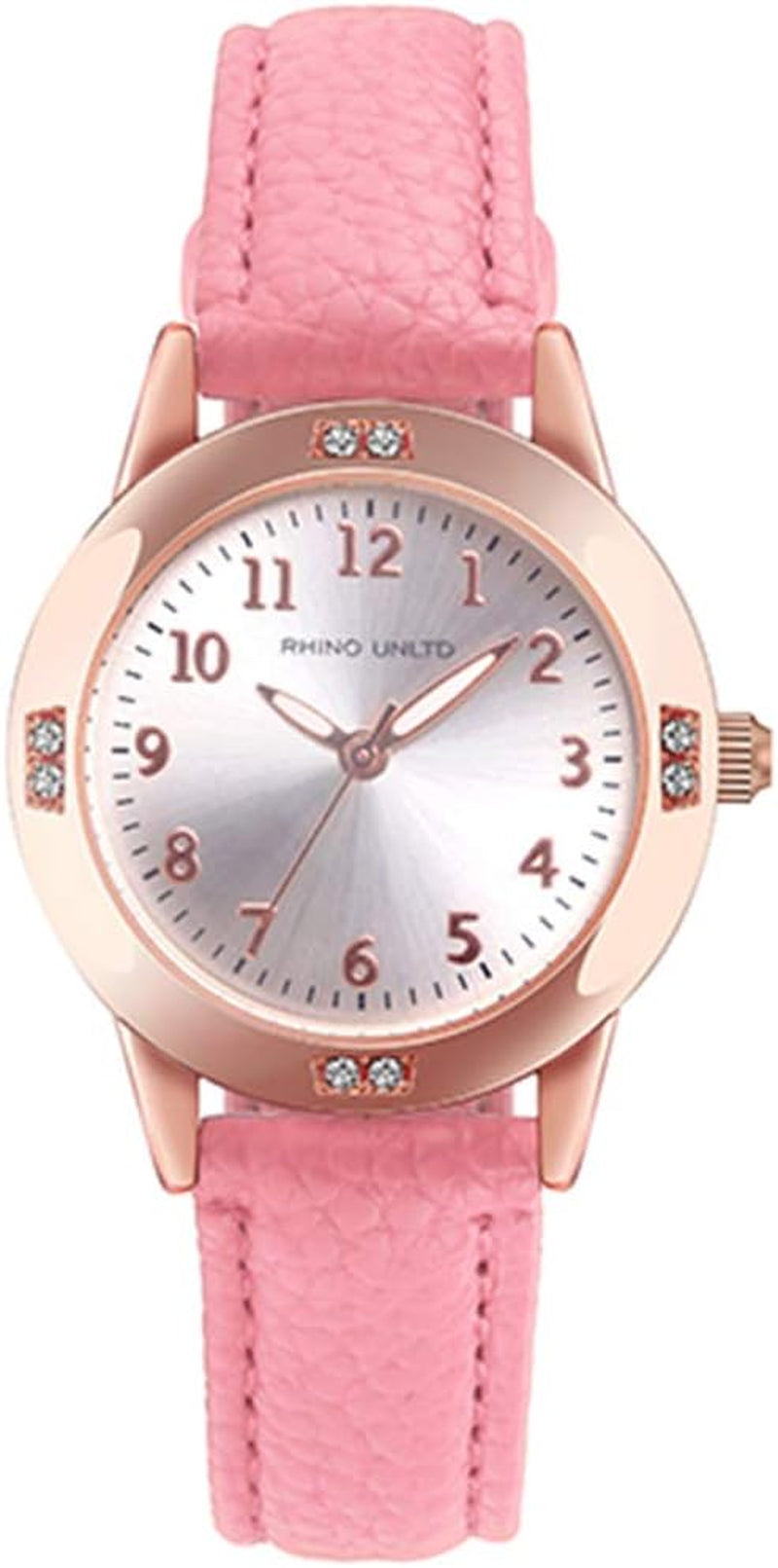 Women'S Leather Band Quartz Movement Waterproof Business Classic Analog Watch with Genuine Leather Stainless Steel Band Elegant Ladies Watch