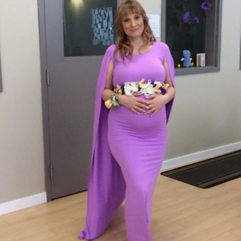 Maternity Cape Gown/ Dress