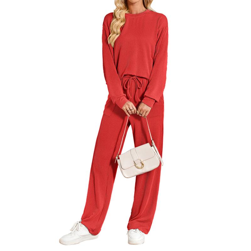 Two Piece Set Summer Lounge Tracksuit Outfits Shorts and Short Sleeve Tops Knitted Clothes