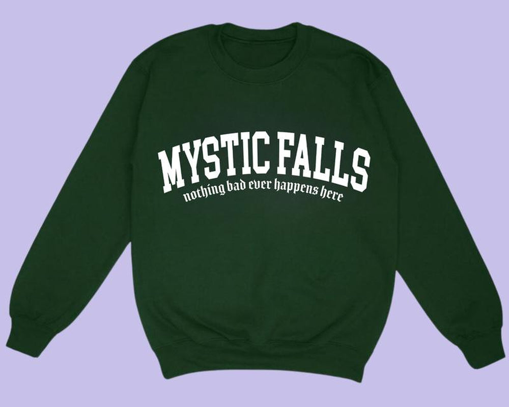 Mystic Falls *Vampire Diaries* Sweatshirt TV Shows Womens Tops