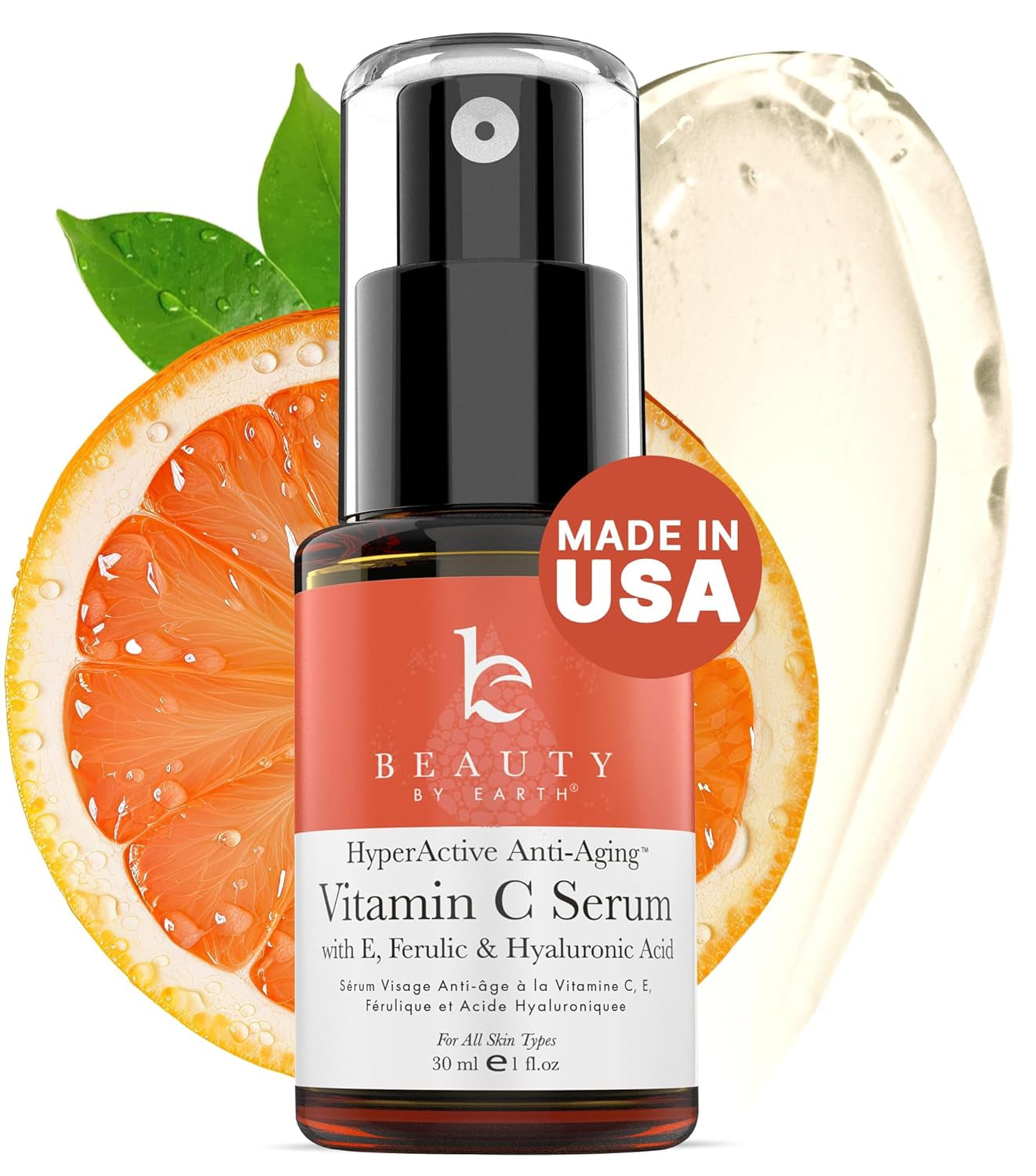 Bio Retinol Alternative Bakuchiol Serum - Smooths Skin & Reduces Fine Lines, USA Made with Natural & Organic Ingredients, Anti-Aging Skin Care Formula, Vegan, Cruelty Free