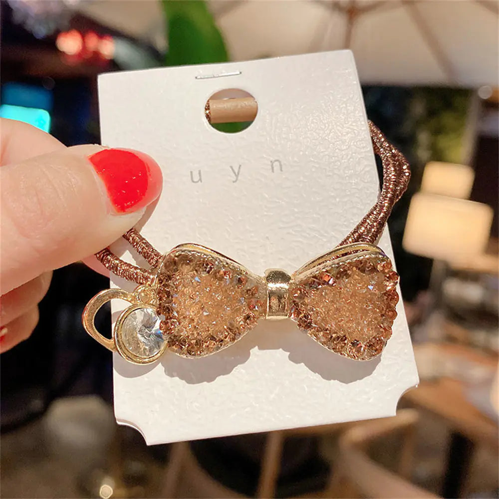 New Hair Accessories - Imitation Diamond Bow Headband