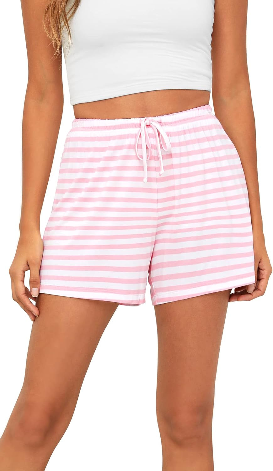 Bamboo Viscose Pajama Shorts for Women Soft Sleep Bottoms plus Size Lounge Boxers Pj Sleepwear Bottom S-4X