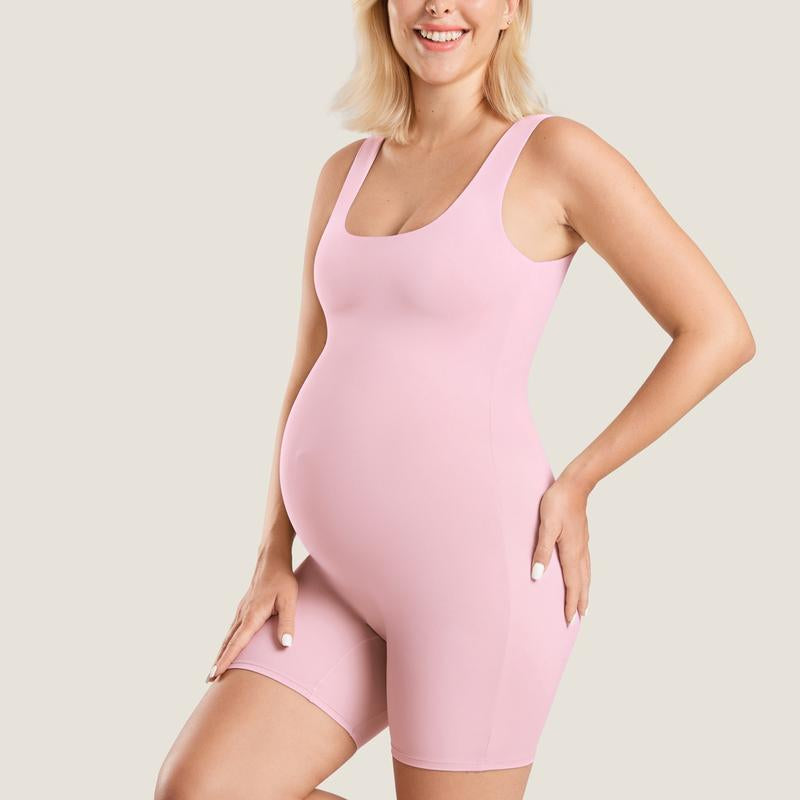 Momanda Square Neck Maternity Romper