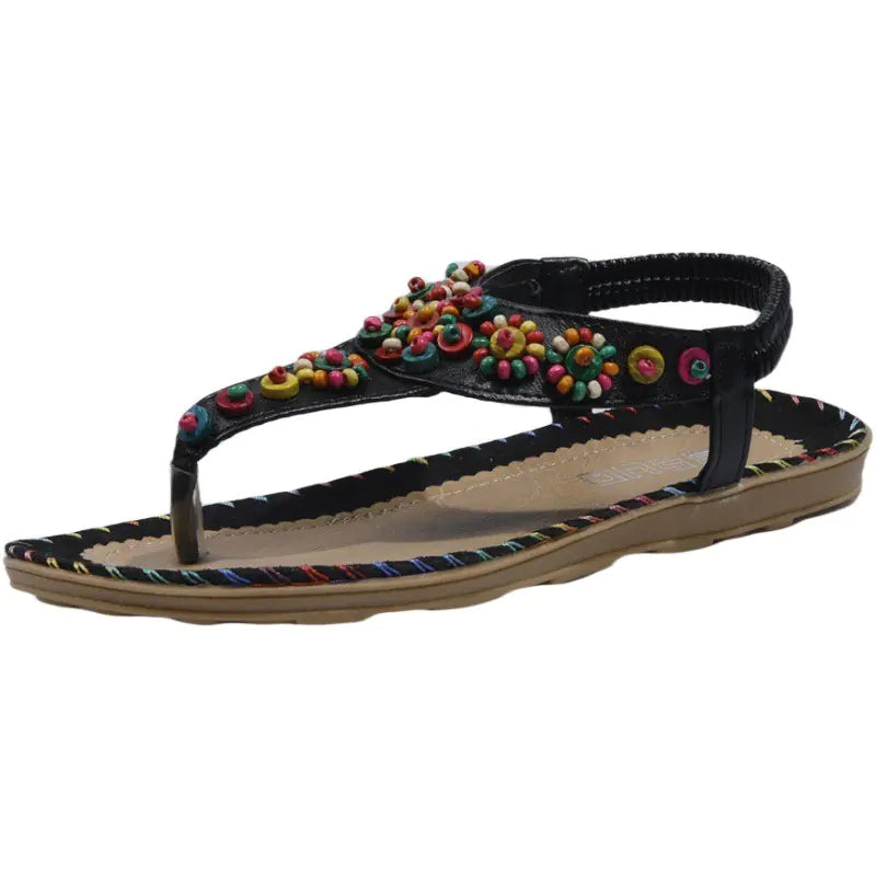 Beaded Beach Sandals for Women