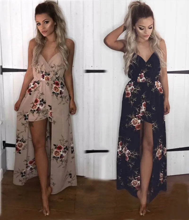 Floral Jumpsuit Dress - Hot Summer 2018 in 6 Colors