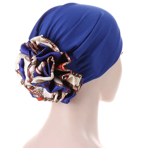 Multicolor Tapestry Scarf and Hat for Women