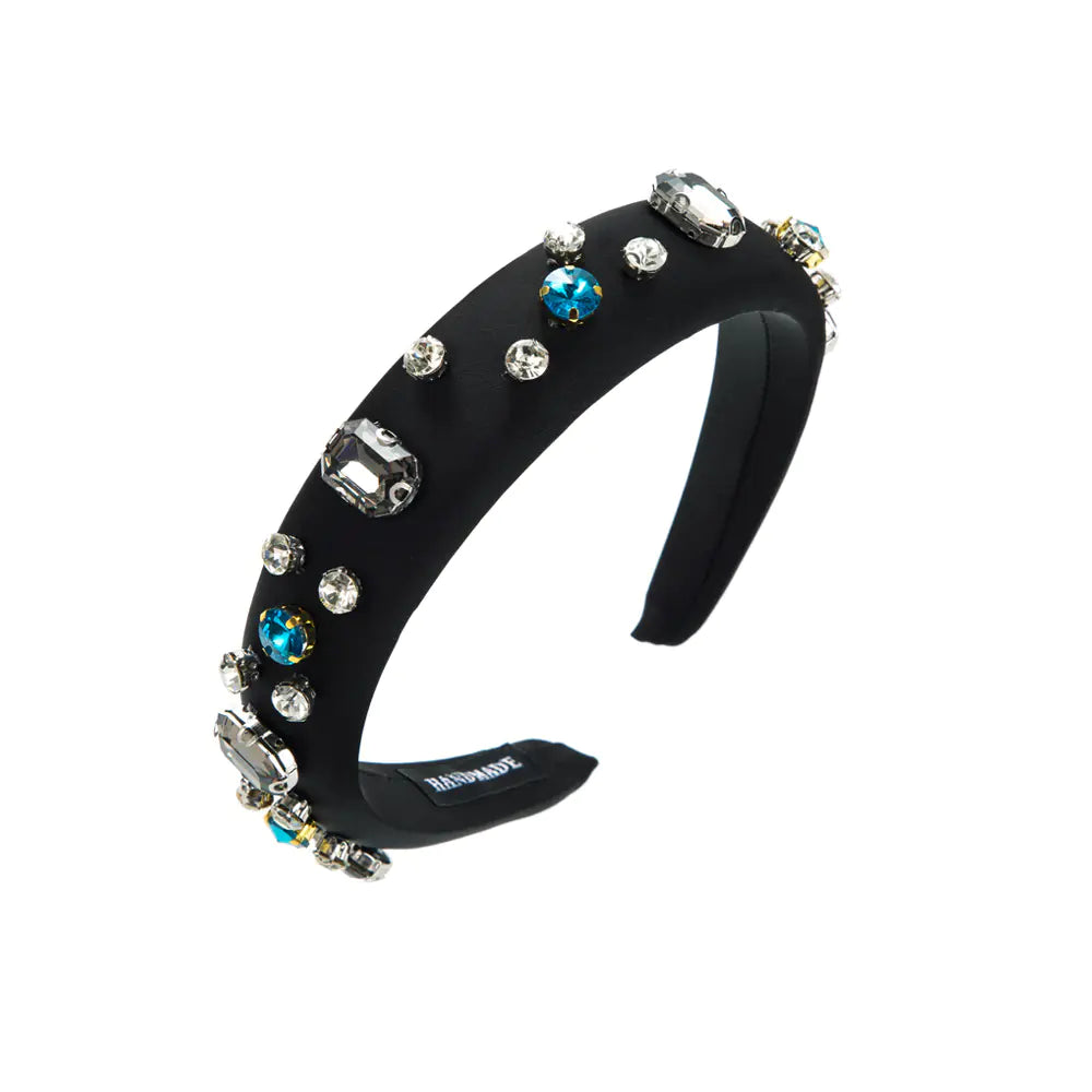 Wide-brimmed Diamond Sponge Face Washing Hair Band