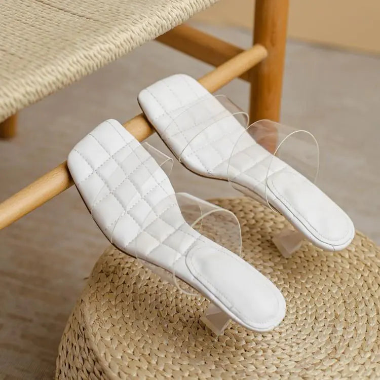 Women's Summer Transparent Sandals and Slippers