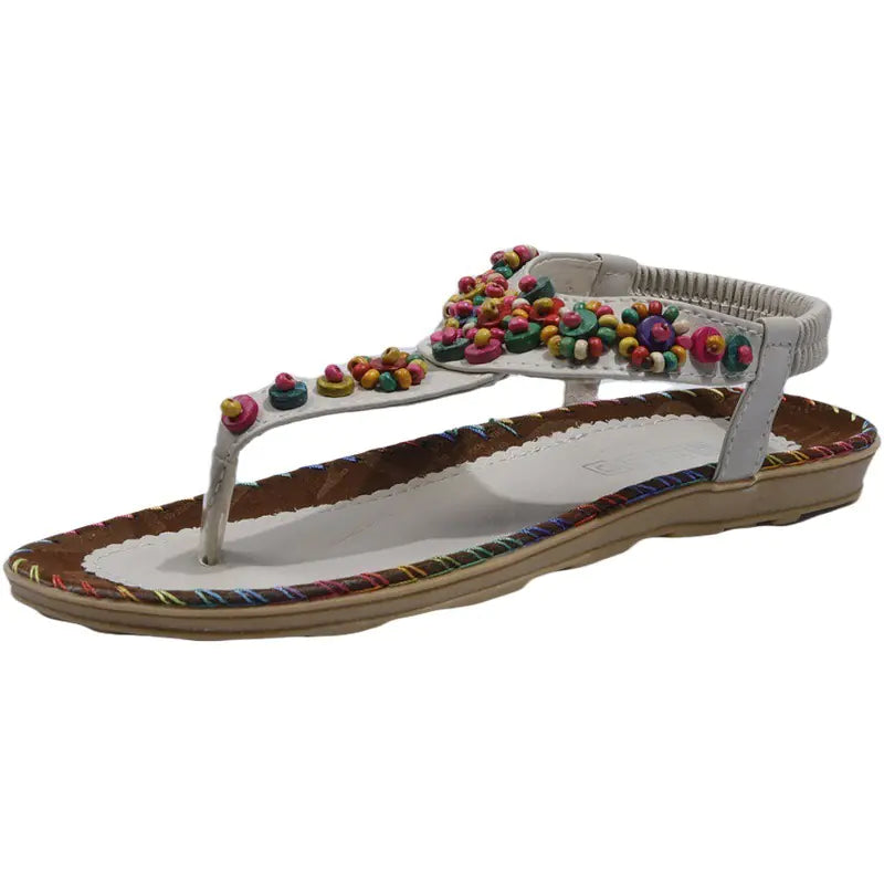Beaded Beach Sandals for Women