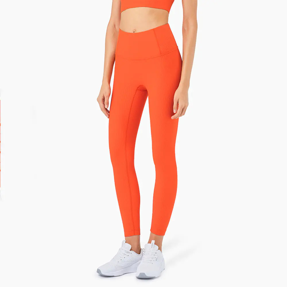 High-Waisted Peach Hips Workout Leggings