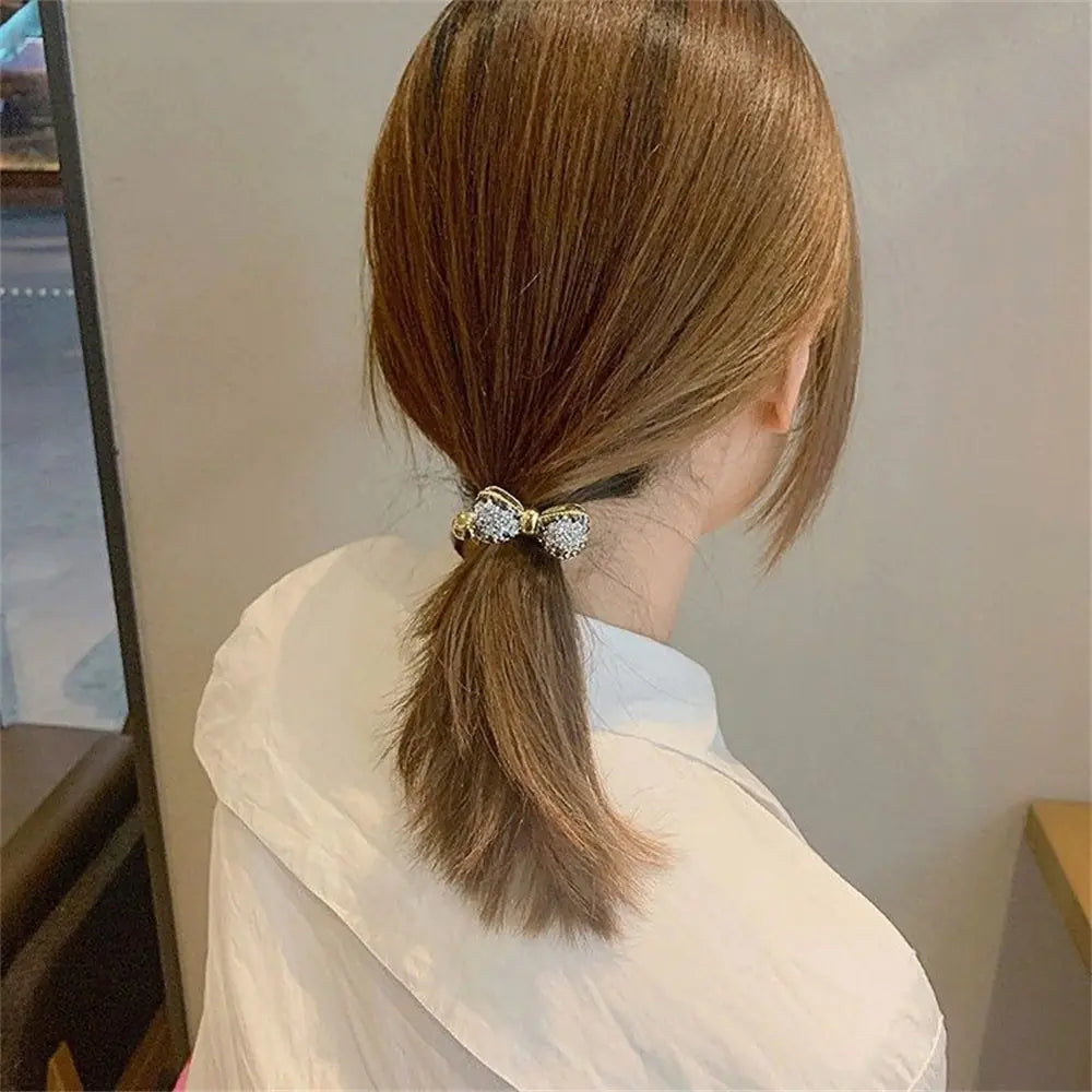 New Hair Accessories - Imitation Diamond Bow Headband